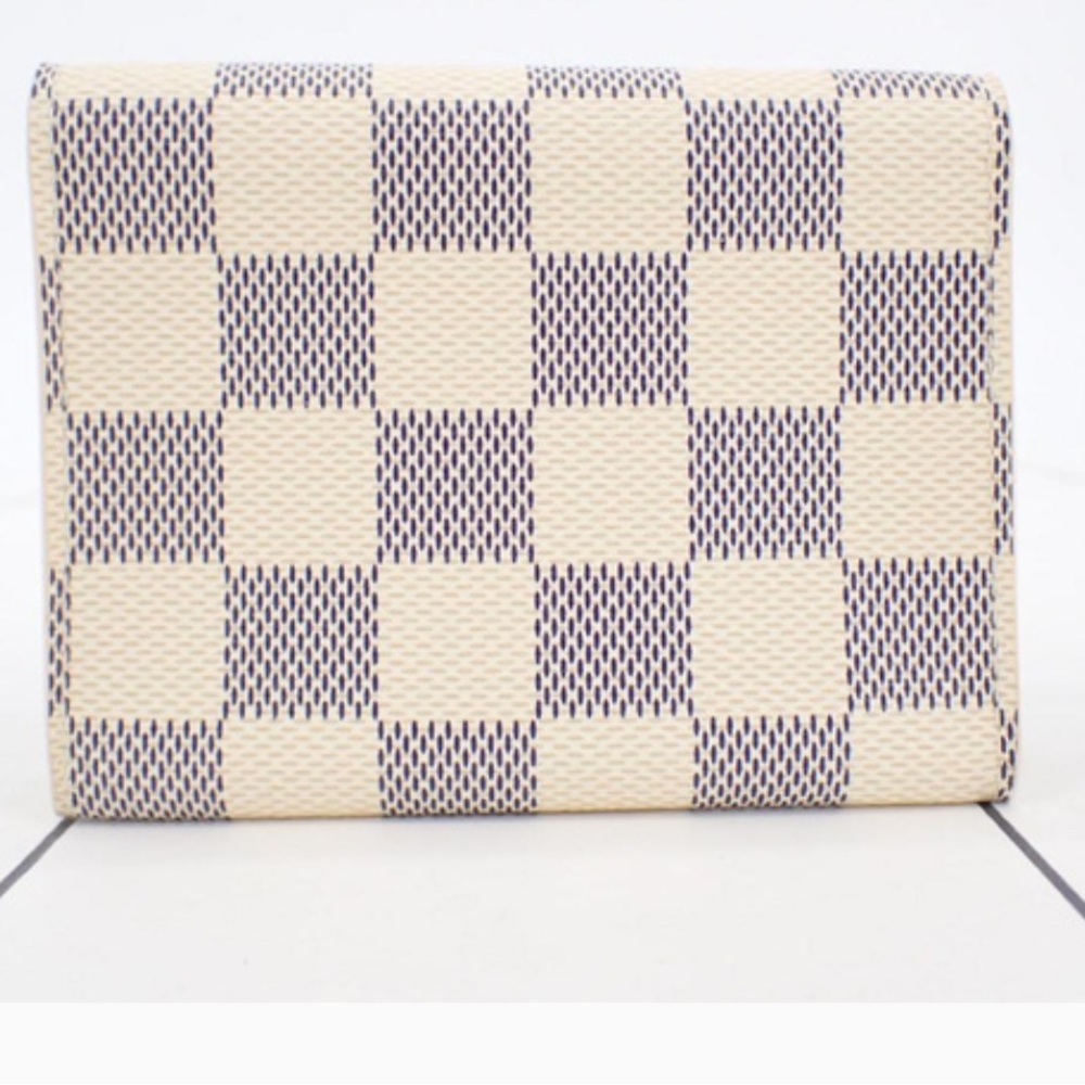 Authentic Louis Vuitton Damier Azur Flap Card Case - Picture 2 of 8